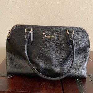 Kate Spade Black Leather Tote